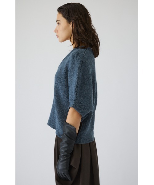 RIM.ARK ニット セーター Round knit vest tops ラウンドニットベスト