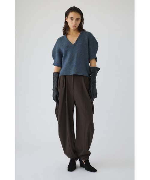 RIM.ARK ニット セーター Round knit vest tops ラウンドニットベスト