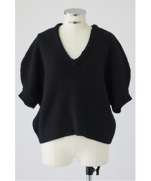RIM.ARK ニット セーター Round knit vest tops ラウンドニットベスト