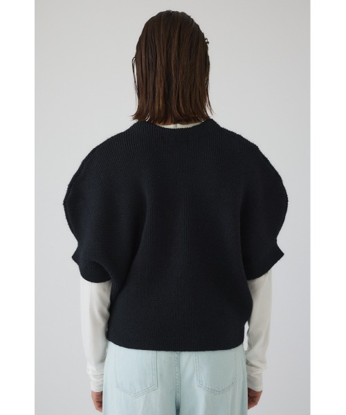 RIM.ARK ニット セーター Round knit vest tops ラウンドニットベスト