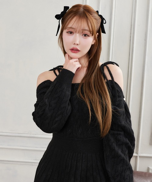 one after another NICE CLAUP ワンピース 「HolidayCollection」肩
