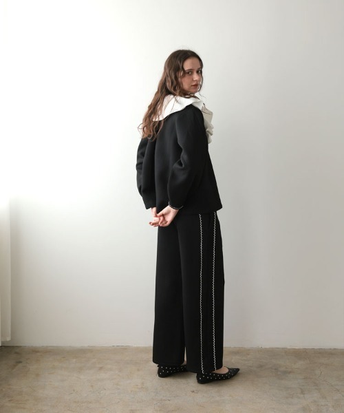 DONOBAN（ドノバン） スラックス パンツ スカラップブレードレース