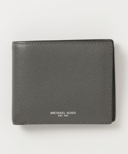 マイケルコース 二つ折り財布 グレー 新品未使用 MICHAEL KORS マイケルコース 二つ折り財布 グレー｜Yahoo!フリマ（旧