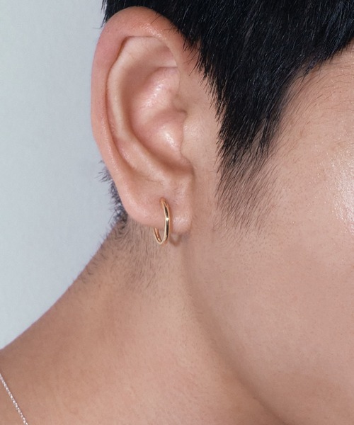 whoseA（フーシー） ピアス 「silver925」Neat Hoop Pierce15mm