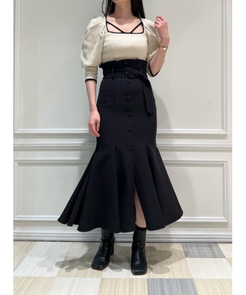 SNIDEL フレアスカート SNIDEL（スナイデル） スカート フロントジップフレアスカート