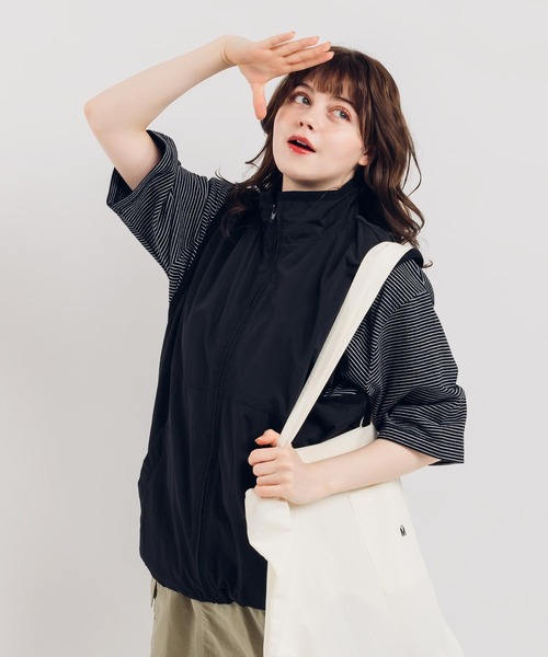 「MUHET」 ベスト X-LARGE ライトグレー レディース_画像7