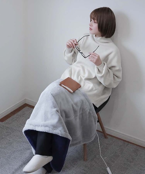 Bleu Bleuet（ブルーブルーエ） ブランケット MONA USBホット