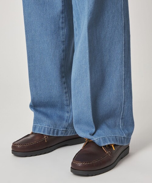 【極美品】Steven Alan ツータックスラックス ネイビー Mサイズ Steven Alan（スティーブンアラン）の「＜Steven Alan＞ 13.5oz DENIM