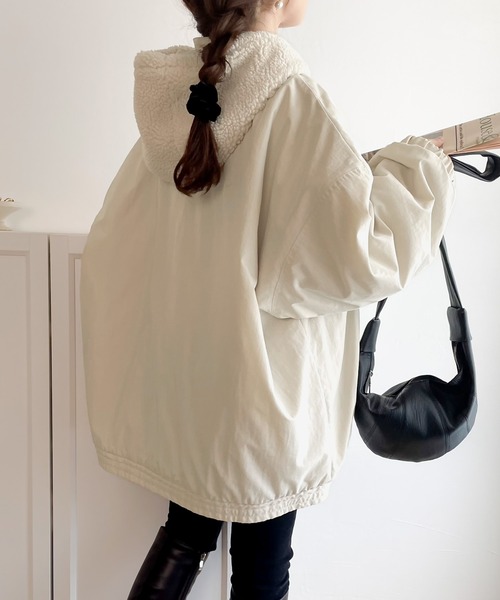 「Java」 中綿ブルゾン SMALL ブラック レディース_画像5