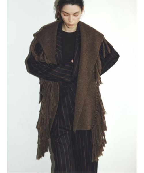 「styling/」 長袖ニット FREE ホワイト レディース_画像4