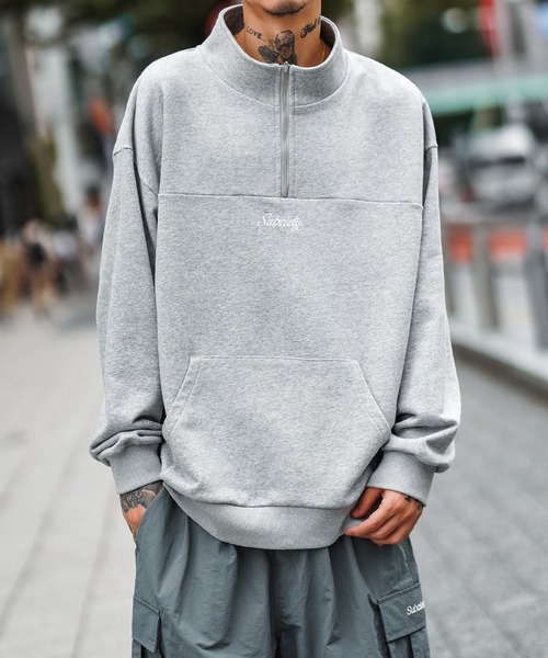 「Subciety」 スウェットカットソー SMALL ブルー メンズ_画像4