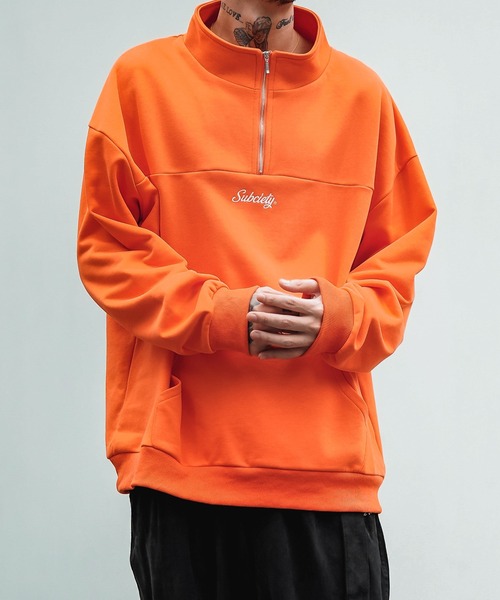 「Subciety」 スウェットカットソー SMALL ブルー メンズ_画像6