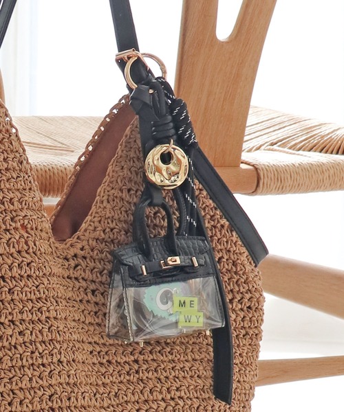 MIAN（ミアン） チャーム クリアミニバッグチャーム レディース