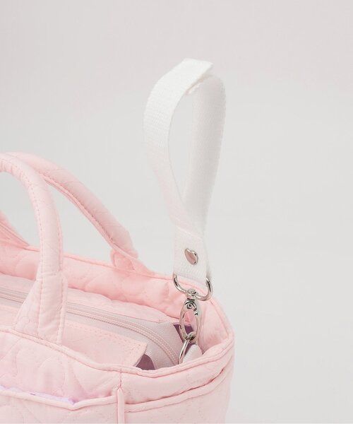 mezzo piano ベビー 「メゾピアノママ」ウサギアップリケ2wayトート