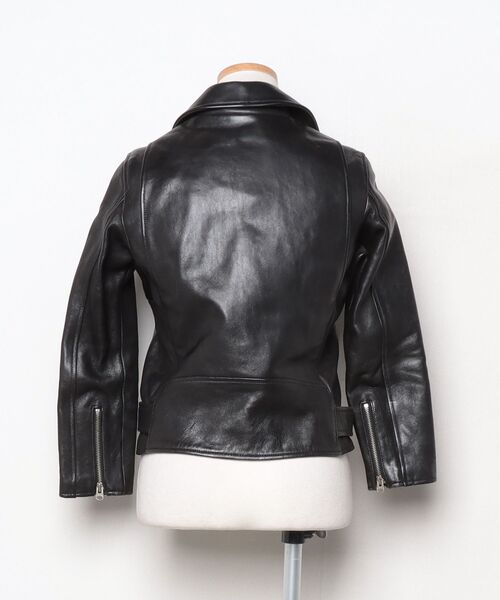 「beautiful people」 レザージャケット 140 ブラック レディース_画像2