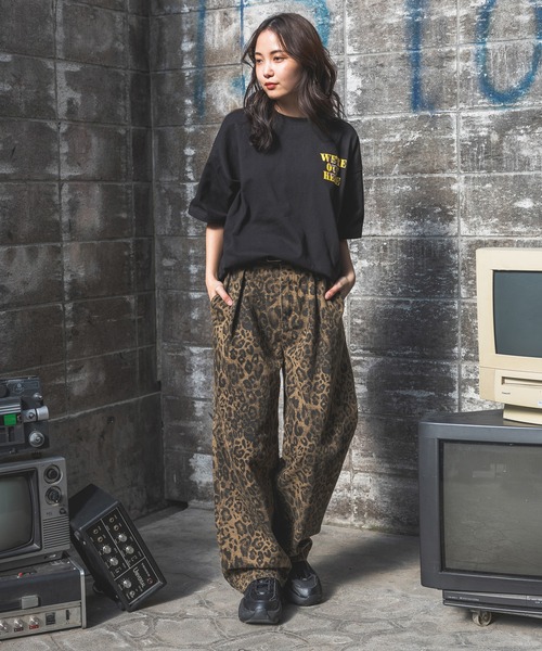 「PBLIM」 半袖Tシャツ LARGE ブラック レディース_画像2