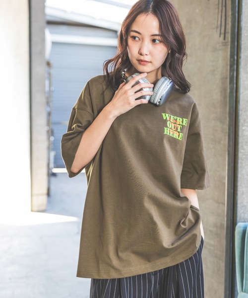 「PBLIM」 半袖Tシャツ LARGE ブラック レディース_画像8