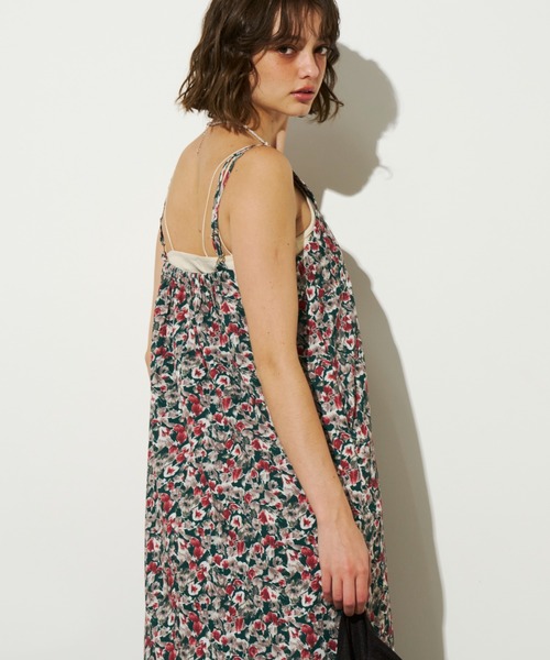 「Unitage」 キャミソールワンピース FREE ネイビー レディース_画像2