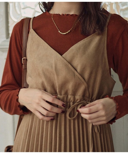 「CHILLE」 サロペットスカート FREE ブルー レディース_画像5