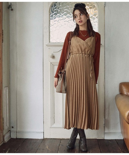 「CHILLE」 サロペットスカート FREE ブルー レディース_画像6