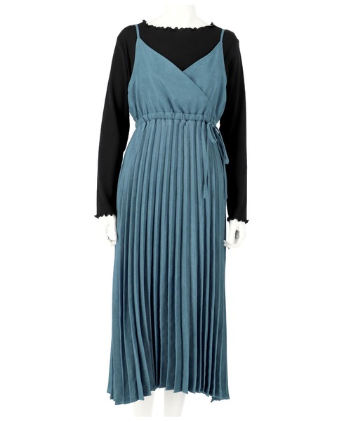 「CHILLE」 サロペットスカート FREE ブルー レディース_画像7