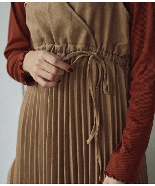 「CHILLE」 サロペットスカート FREE ブルー レディース_画像9