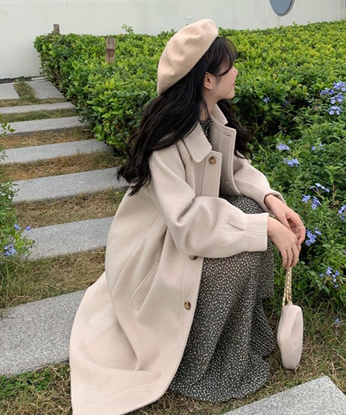 「HALEY PESCA」 チェスターコート SMALL アイボリー レディース_画像9