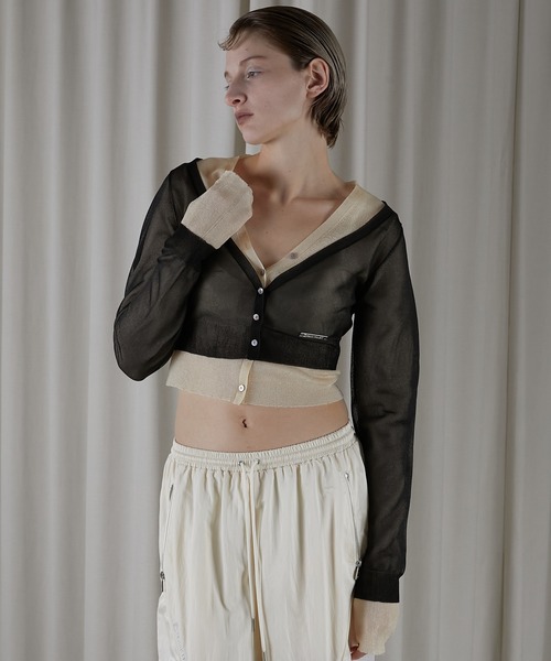 「PRANK PROJECT」 カーディガン FREE グレー レディース_画像3