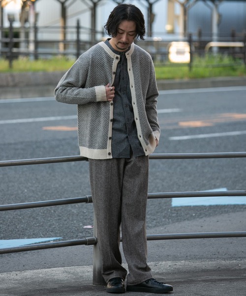 「URBAN RESEARCH ROSSO MEN」 ニットカーディガン X-LARGE ブラック メンズ_画像5