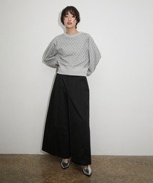 「ADAM ET ROPE'」 チノパンツ 36 ブラック レディースの画像3