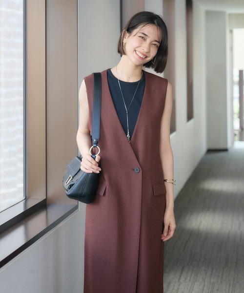 「KATHARINE ROSS」 「CLOCHE」サロペットスカート MEDIUM ブラウン レディース_画像6