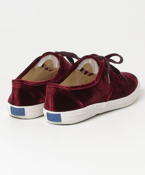 「Steven Alan」 ローカットスニーカー 25.5cm レッド レディース_画像2