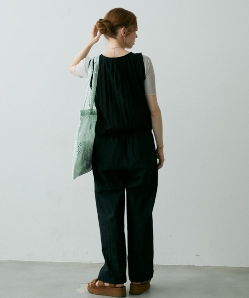 「Crisp」 イージーパンツ FREE イエロー レディース_画像9