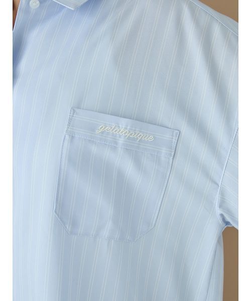 gelato pique（ジェラートピケ） パジャマ ルームウェア ストライプ