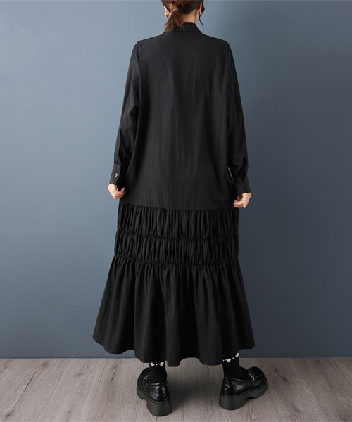 ワンピース ティアード×ハイネックワンピース : ZOZOTOWN Yahoo!店