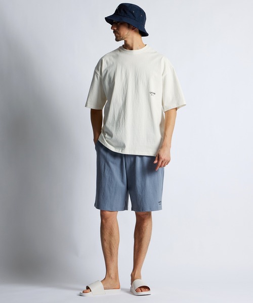 LANVIN en Bleu 帽子 ハット ロゴ バケットハット メンズ : ZOZOTOWN