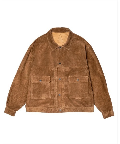 A LEATHER（エーレザー） コート ジャケット A LEATHER TRUCKER JACKET