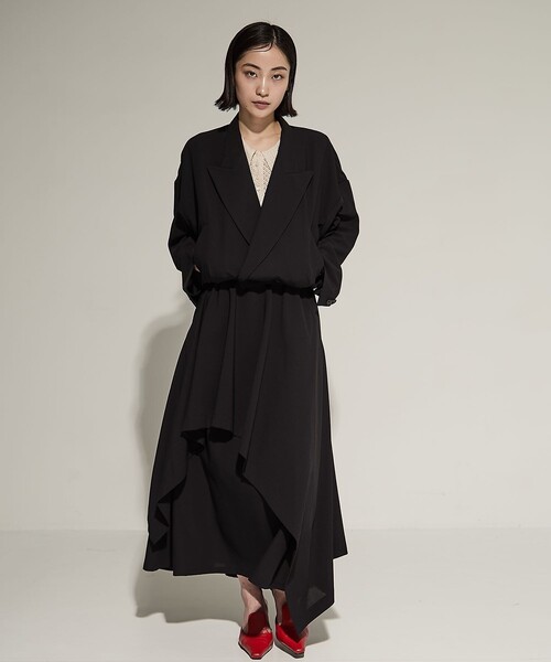 「UJOH」 テーラードジャケット 2 グレー レディース_画像5