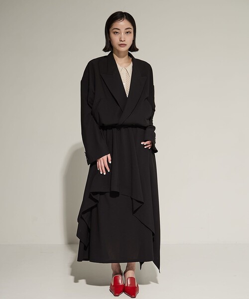 「UJOH」 テーラードジャケット 2 グレー レディース_画像6