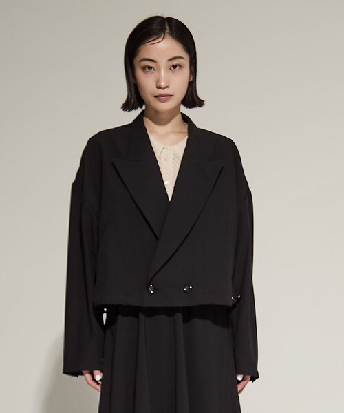 「UJOH」 テーラードジャケット 2 グレー レディース_画像7