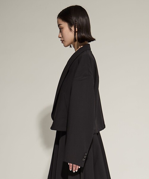 「UJOH」 テーラードジャケット 2 グレー レディース_画像8