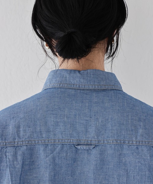 「SHENERY」 長袖シャツ FREE ブルー レディース_画像8