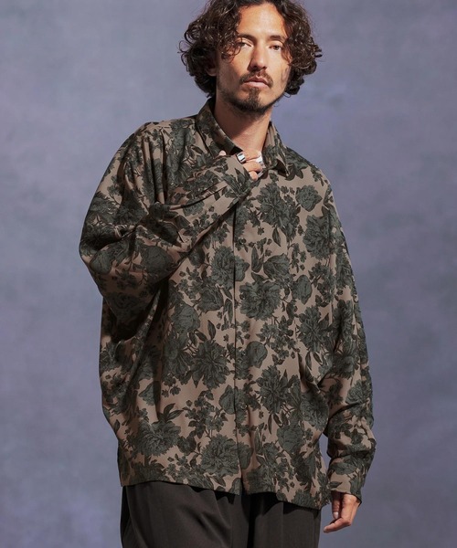 「Jih Nunc」 長袖シャツ S ブラック メンズ_画像3