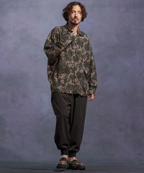 「Jih Nunc」 長袖シャツ S ブラック メンズ_画像6