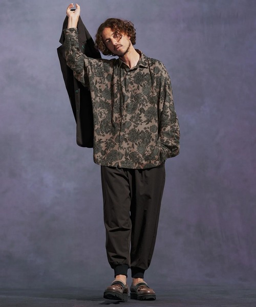 「Jih Nunc」 長袖シャツ S ブラック メンズ_画像8