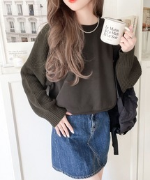 「Java」 スウェットカットソー X-LARGE 杢グレー レディースの画像2