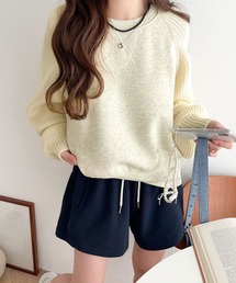 「Java」 スウェットカットソー X-LARGE 杢グレー レディースの画像5