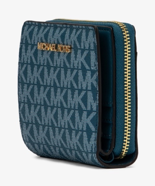 「MICHAEL KORS」 財布 FREE ブルー レディースの画像