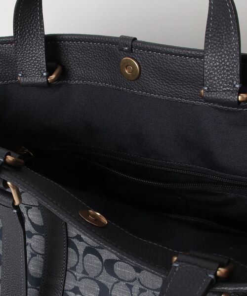 美品COACH 2WAYビジネスバッグ ネイビー ストラップ付き コーチ(COACH) 2way ビジネスバッグ・ブリーフケース | 通販・人気