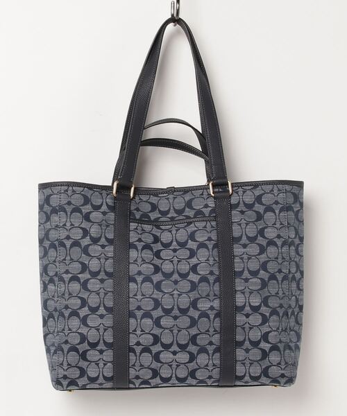 「COACH」 2WAYバッグ - ネイビー メンズの画像